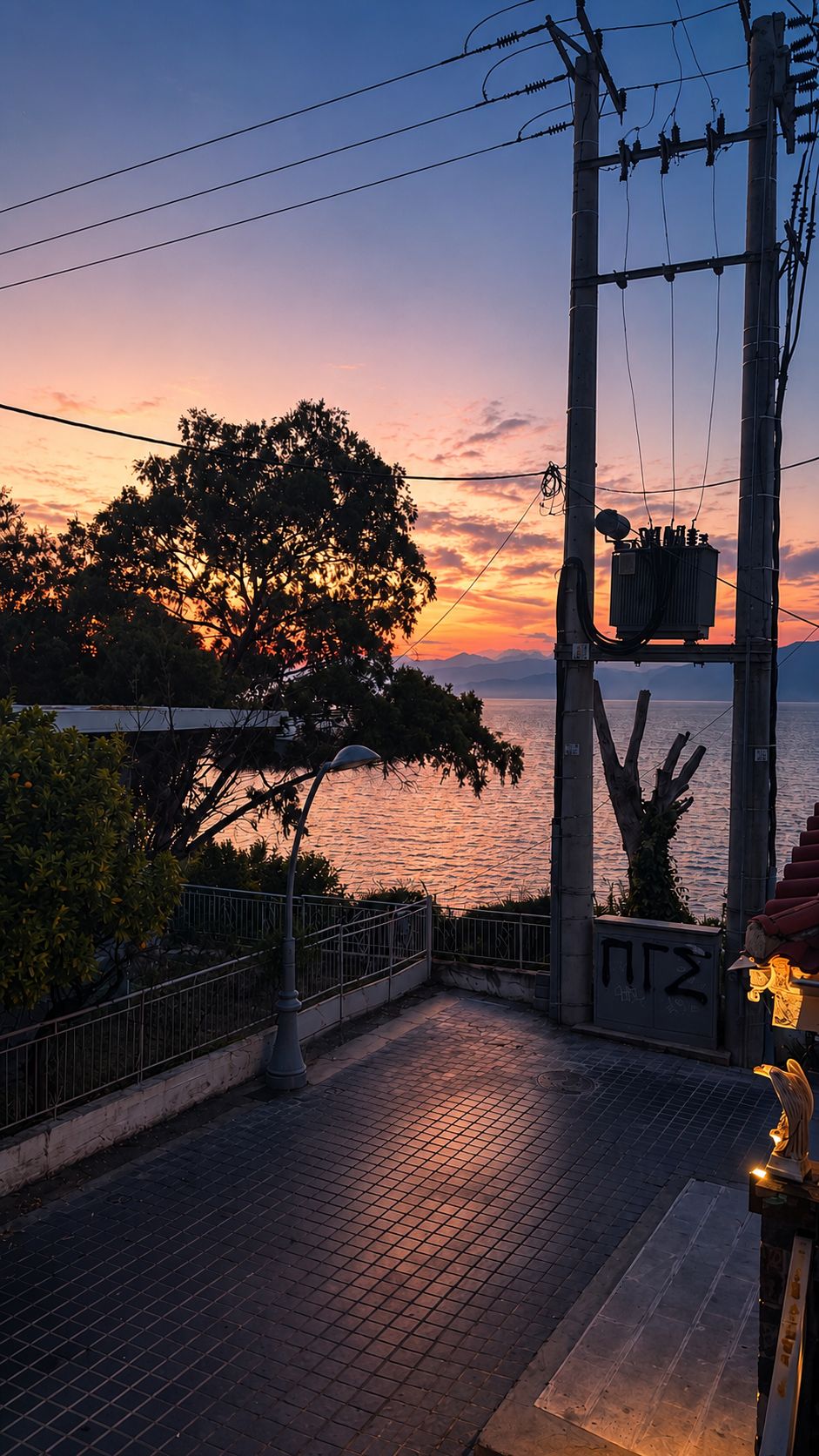 Sunset over the Corinthian Gulf